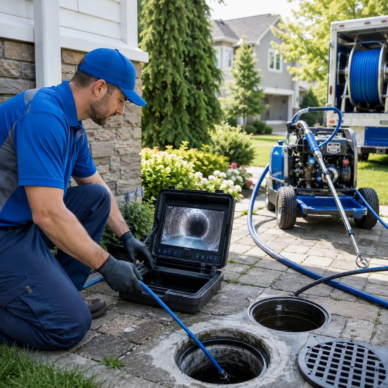 Outdoor drain cleaning professionals serving Coalgate, OK