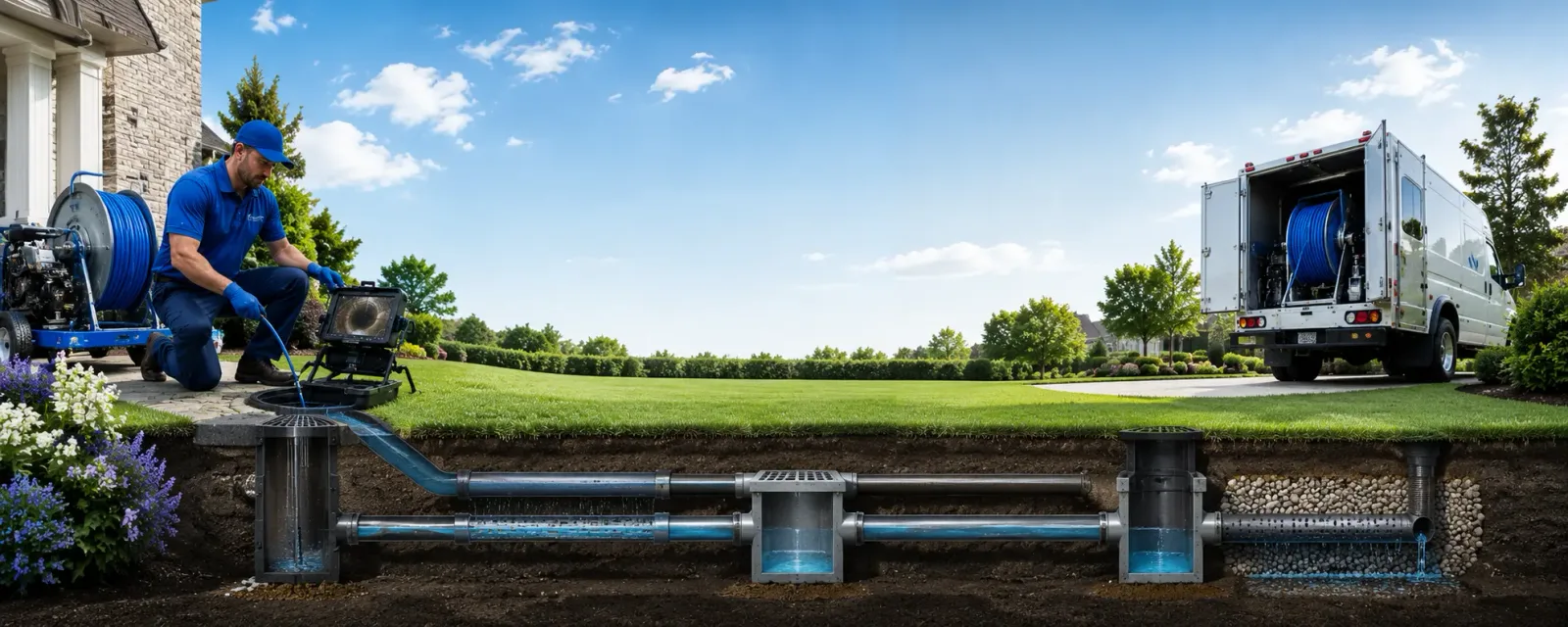Outdoor drain cleaning information for Coalgate, OK